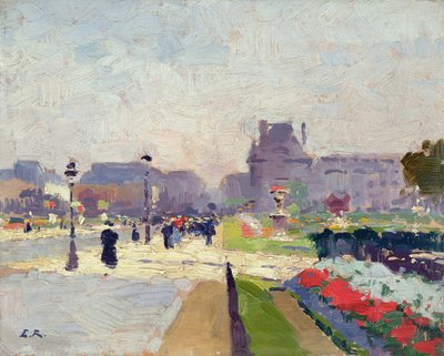 Avenue Paul Deroulède, Tuilerien, Paris von Jules Ernest Renoux